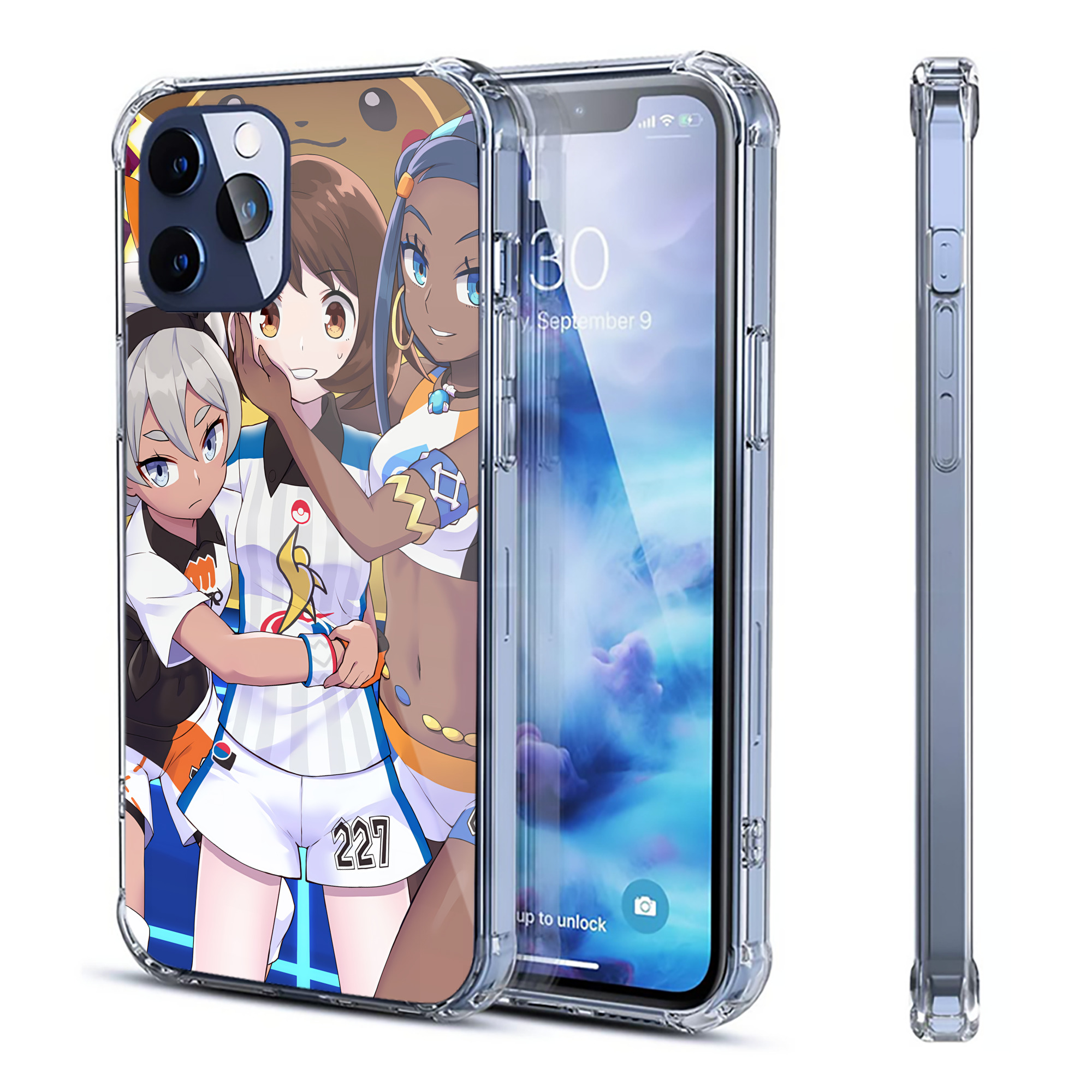 （画像用） ポケットモンスター Pokémon 【iPhone 12シリーズ対応】透明スマホケース（クリアソフトケース）